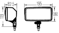 Thumbnail for Hella Headlamp ZNWH 0/180GR SWMK MGS12 1ND