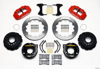 Thumbnail for Wilwood Narrow Superlite 4R Rear P-Brk Kit 12.88in Red Chevy 12 Bolt w/ C-Clips