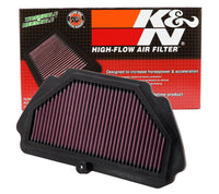 Thumbnail for K&N Replacement Air FIlter 09-12 Kawasaki ZX6R Ninja 600 / 09-10 ZX6R Ninja Monster Energy 600