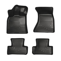 Thumbnail for Husky Liners 11-12 Dodge Charger/Chrysler 300 WeatherBeater Combo Black Floor Liners