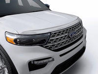 Thumbnail for AVS 20-22 Ford Explorer (Excl. Vehicles w/Hood Lettering) Aeroskin Low Profile Hood Shield - Chrome