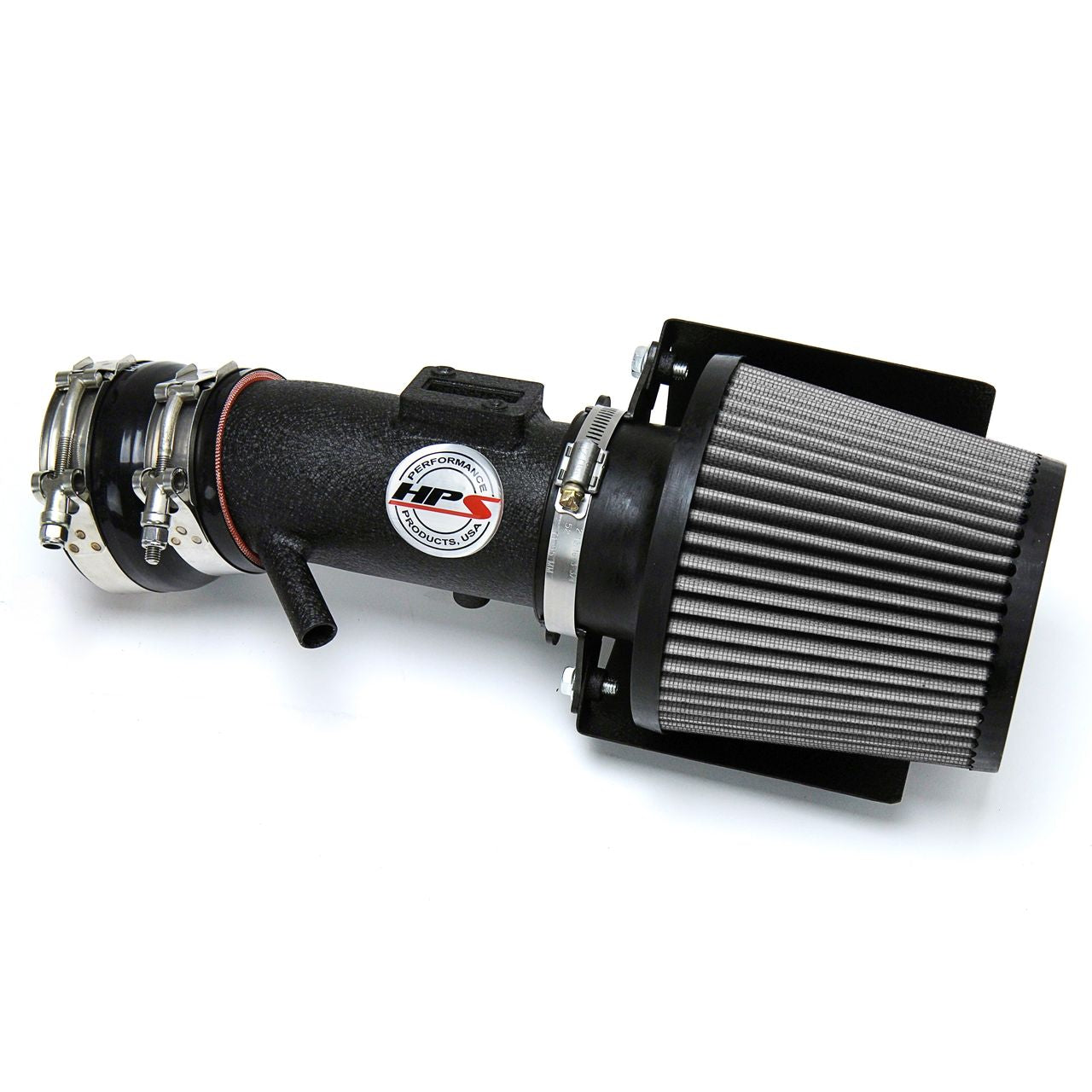 HPS Shortram Air Intake 2007-2012 Nissan Altima V6 3.5L, Includes Heat Shield, Black