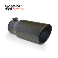 Thumbnail for Diamond Eye TIP 4in-5inX12in BOLT-ON ROLLED ANGLE 15 ANGLE CUT DIAMOND EYE BLACK POWDERCOAT