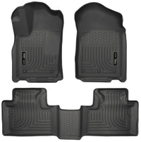 Thumbnail for Husky Liners 11-13 Dodge Durango / 11-13 Jeep Grand Cherokee WeatherBeater Combo Black Floor Liners