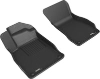 Thumbnail for 3D MAXpider 19-23 Audi A6/A7 / 21-24 RS6/RS7 Kagu 1st Row Floormats - Black