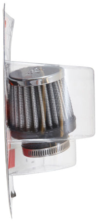 Thumbnail for K&N Universal Chrome Filter 1 3/8 inch FLG / 2 1/2 inch Base / 2 inch Top / 2 1/4 inch Height