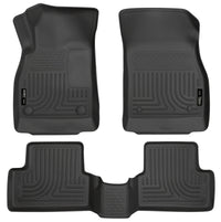 Thumbnail for Husky Liners 2011 Buick Regal WeatherBeater Combo Black Floor Liners