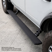 Thumbnail for Go Rhino 22-23 Toyota Tundra CrewMax Cab 4dr E-BOARD E1 Electric Running Board Kit - Bedliner Coatng