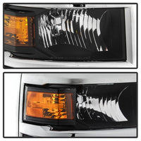 Thumbnail for xTune 14-15 Chevy Silverado 1500 (New Body) OEM Style Headlights w/Trim - Blk (HD-JH-CS14-CC-BK)