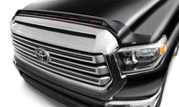 Thumbnail for AVS 19-21 Toyota Tundra Aeroskin LightShield Pro Color-Match Hood Protector - Midnight Black Metal