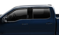 Thumbnail for AVS 15-18 Ford F-150 Supercrew Ventvisor In-Channel Front & Rear Window Deflectors 4pc - Smoke