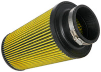 Thumbnail for Airaid Universal Air Filter - Cone 3-1/2in Flange x 6in Base x 4-5/8in Top x 9in Height - Synthaflow