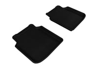 Thumbnail for 3D MAXpider 2009-2012 BMW 7 Series LI F02/F04 Kagu 2nd Row Floormats - Black