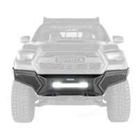 Thumbnail for Go Rhino 16-21 Tacoma Element Front Bumper w/ Power Actuated Hide-away Light Bar Mount Tex Black