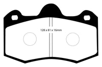 Thumbnail for EBC 10+ Lotus Evora 3.5 Redstuff Front Brake Pads