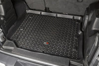 Thumbnail for Rugged Ridge Floor Liner Front/Rear/Cargo Black 18-21 Jeep Wrangler JL 4 Dr (Excl. 4XE Models)