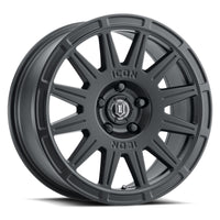 Thumbnail for ICON Ricochet 17x8 5x108 38mm Offset 6in BS Satin Black Wheel