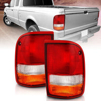 Thumbnail for ANZO 1993-1997 Ford Ranger Tail Light Red/Cear (OE)