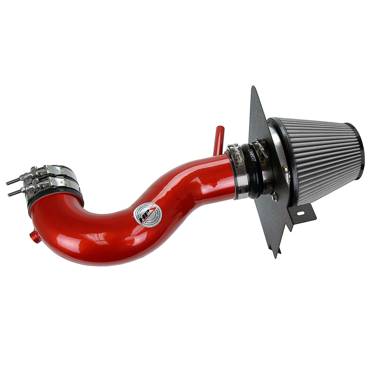 HPS Cold Air Intake Kit 06-10 Dodge Charger 5.7L V8, Includes Heat Shield, Red