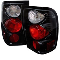 Thumbnail for Spyder Ford Ranger 98-00 Euro Style Tail Lights Black ALT-YD-FR98-BK