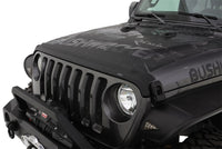 Thumbnail for AVS 2018+ Jeep Wrangler (JL) 2dr/4dr Aeroskin II Textured Low Profile Hood Shield - Black