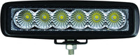 Thumbnail for Hella Value Fit Mini 6in LED Light Bar - Flood Beam Pedestal