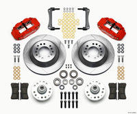 Thumbnail for Wilwood Narrow Superlite 6R Front Hub & 1PC Rtr Kit 12.88in-Red 79-81 Camaro