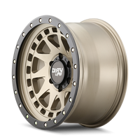 Thumbnail for Dirty Life 9311 Enigma Pro 17x9/5x127 BP/-38mm Offset/71.5mm Hub Satin Gold Wheel - Beadlock