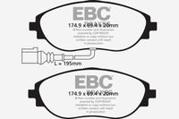 Thumbnail for EBC 12+ Volkswagen CC 3.6 Greenstuff Front Brake Pads