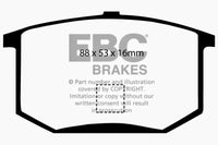 Thumbnail for EBC 75-80 Lotus Esprit 2.0 Greenstuff Rear Brake Pads