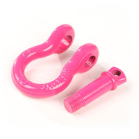 Thumbnail for Rugged Ridge Pink 3/4in D-Ring Shackles