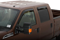 Thumbnail for AVS 99-16 Ford F-250 Supercab Ventvisor Outside Mount Window Deflectors 4pc - Smoke