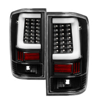 Thumbnail for xTune 04-15 Nissan Titan Light Bar LED Tail Lights - Black (ALT-ON-NTI04-LBLED-BK)