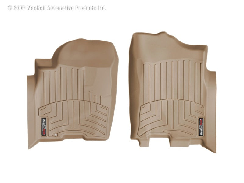 WeatherTech 04+ Nissan Armada Front FloorLiner - Tan