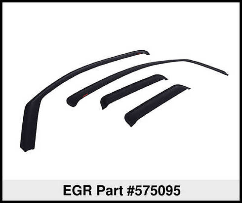 EGR 07-12 Toyota Tundra Dbl Cab In-Channel Window Visors - Set of 4 - Matte