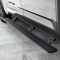 Thumbnail for Go Rhino 22-23 Toyota Tundra CrewMax Cab 4dr E-BOARD E1 Electric Running Board Kit - Tex. Blk