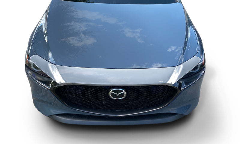 AVS 2018+ Maxda CX-5 Aeroskin Low Profile Hood Shield - Chrome