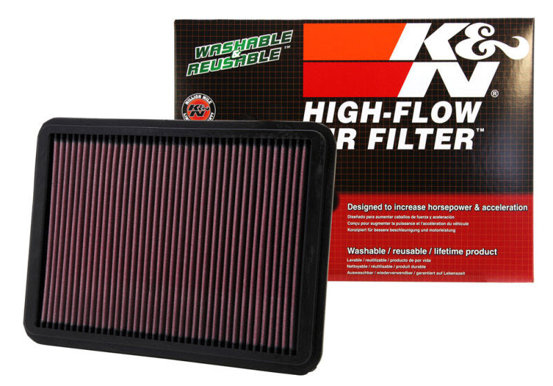 K&N 04-09 Lexus GX470 4.7L / 02-08 Toyota 4Runner / 01-07 Sequoia / 00-06 Tundra Drop In Air Filter