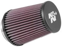 Thumbnail for K&N Universal Rubber Filter 3in Flg 4-1/2inch OD B / 2-1/4inch H - Black Top