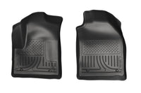 Thumbnail for Husky Liners 10-12 Ford Transit Connect (Van/Wagon) WeatherBeater Black Floor Liners