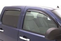 Thumbnail for AVS 07-13 Chevy Avalanche Ventvisor In-Channel Front & Rear Window Deflectors 4pc - Smoke