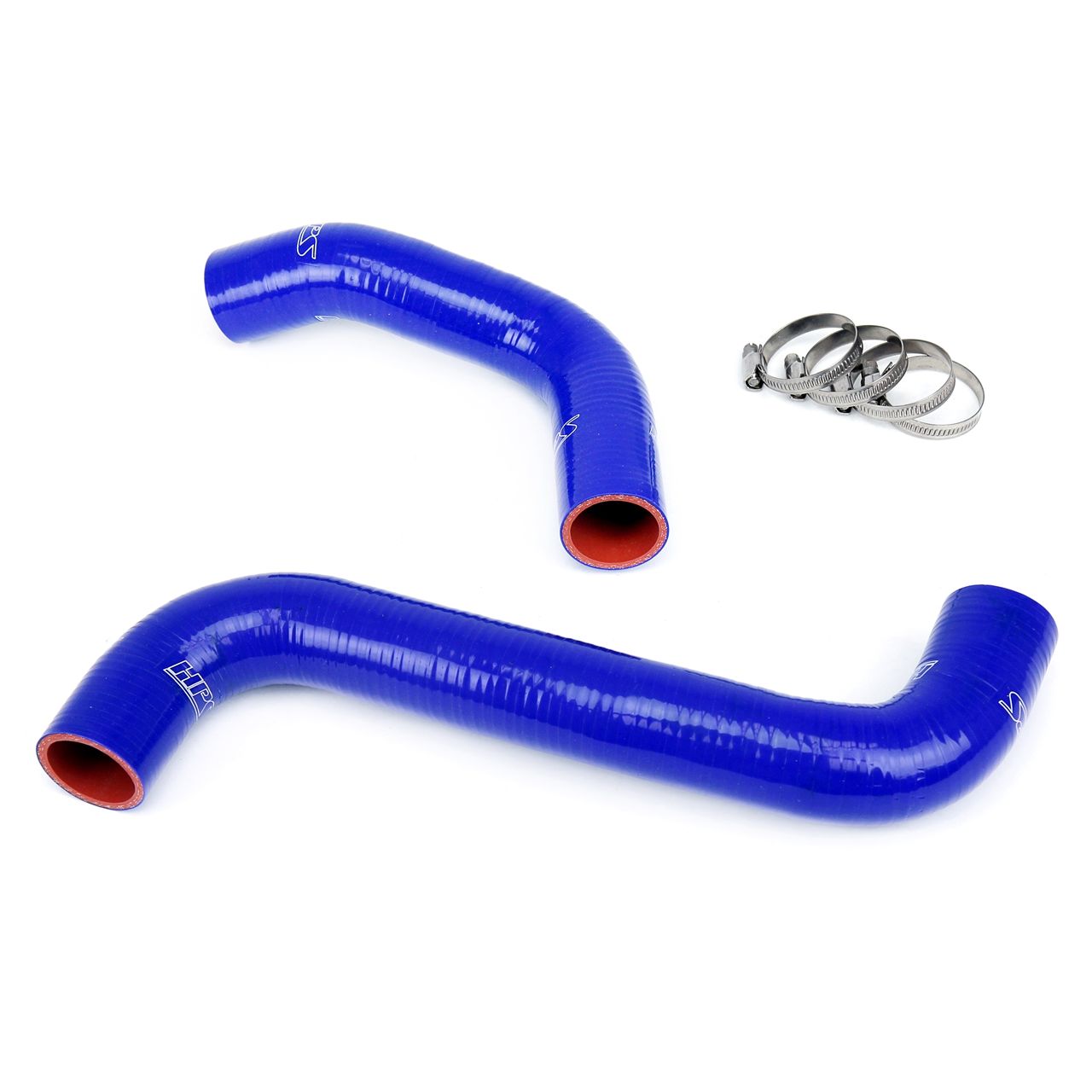 HPS Blue Reinforced Silicone Radiator Hose Kit Coolant for Subaru 08-21 WRX / STI