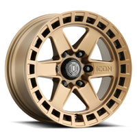 Thumbnail for ICON Raider 17x8.5 6x5.5 0mm Offset 4.75in BS Satin Brass Wheel