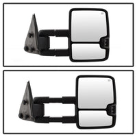 Thumbnail for xTune Chevy Silverado 03-06 G2 Heated Amber LED Signal Telescoping Mirrors MIR-CS03S-G2-PWH-AM-SET