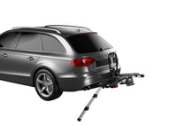 Thumbnail for Thule EasyFold XT 2 - Fully Foldable Platform Hitch Bike Rack (Up to 2 Bikes) - Black/Silver