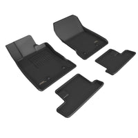 Thumbnail for 3D MAXpider 2022 Toyota GR86 Kagu 1st & 2nd Row Floor Mats - Black