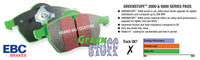 Thumbnail for EBC 02-05 Cadillac CTS 2.6 Greenstuff Rear Brake Pads