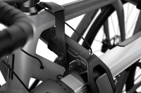 Thumbnail for Thule OutWay Hanging-Style Trunk Bike Rack (Up to 2 Bikes) - Silver/Black