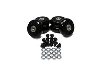 Thumbnail for Energy Suspension 2.375in Black Hyper-Glide PolyCreeper Wheels (Set of 6)