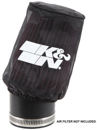 Thumbnail for K&N Snowcharger Air FIlter Wrap Round Tapered Black - 3.75in Base ID x 3in Top ID x 5in H